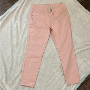 d. jeans Light Pink Buttoned Pants